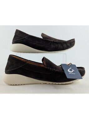 Olukai KA‘A Driver Slip-On Men’s Shoes Dark Wood Brown Loafers Size 9.5 10 - NEW